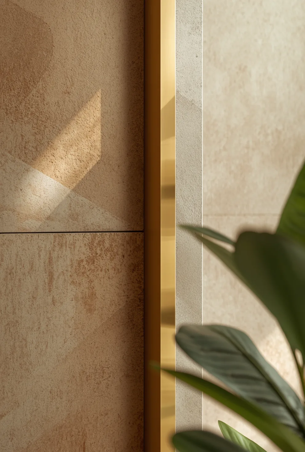 Close-up of natural building material texture
